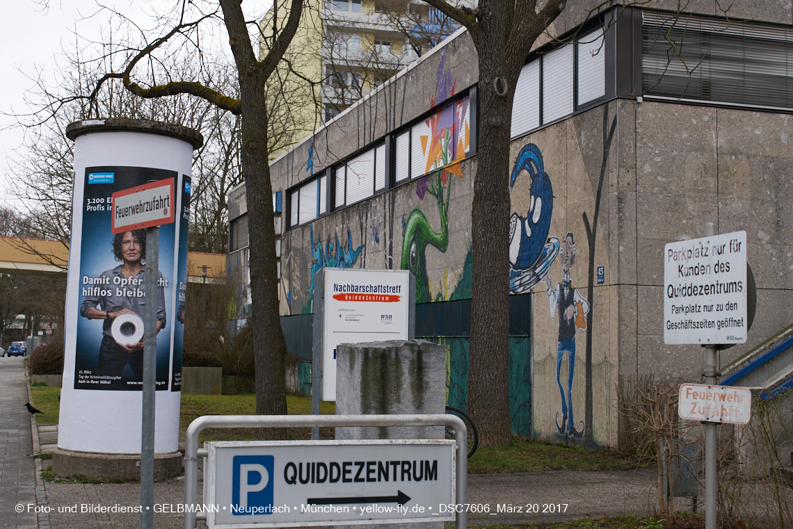 21.03.2017 - Abrissbaustelle Quiddezentrum in Neuperlach